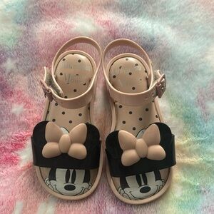 Mini Melissa minnie mouse size 9 sandals